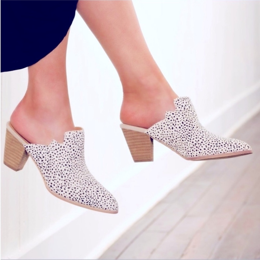Corkys Black and White Spotted Mules - Picture 4 of 10
